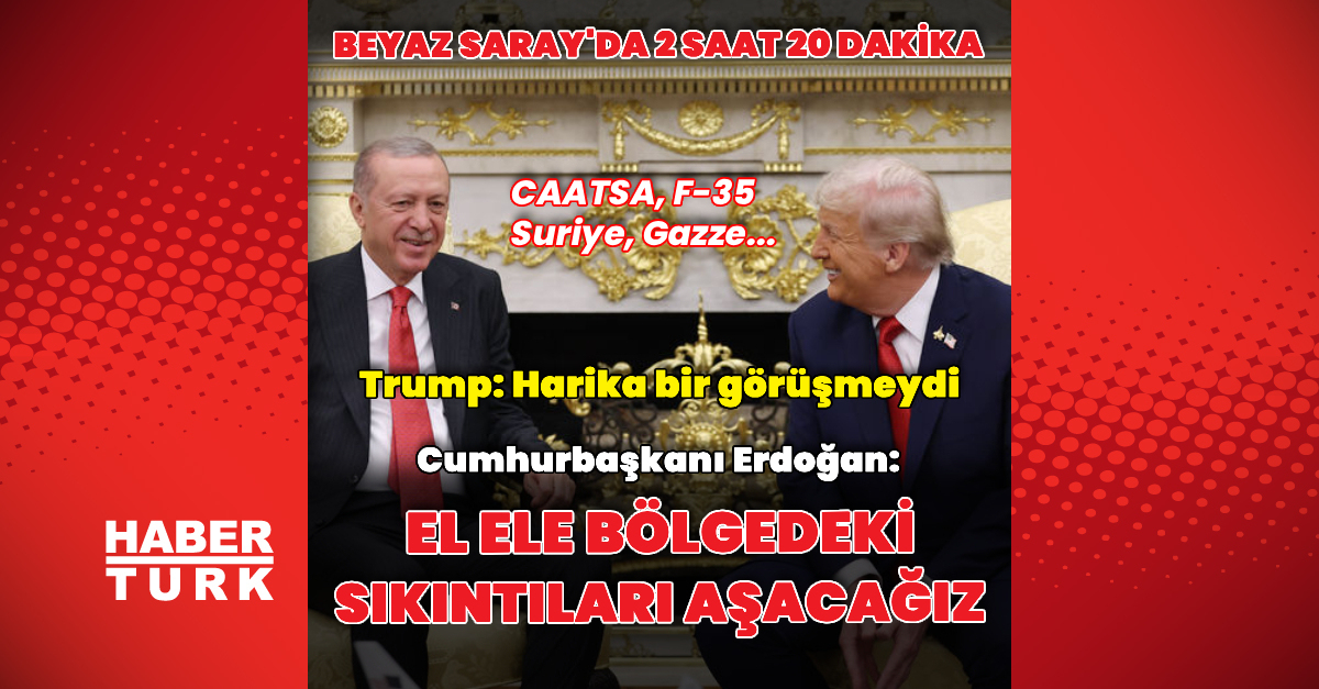SON DAKİKA Cumhurbaşkanı Erdoğan Donald Trump ile bir araya geldi Detaylar…