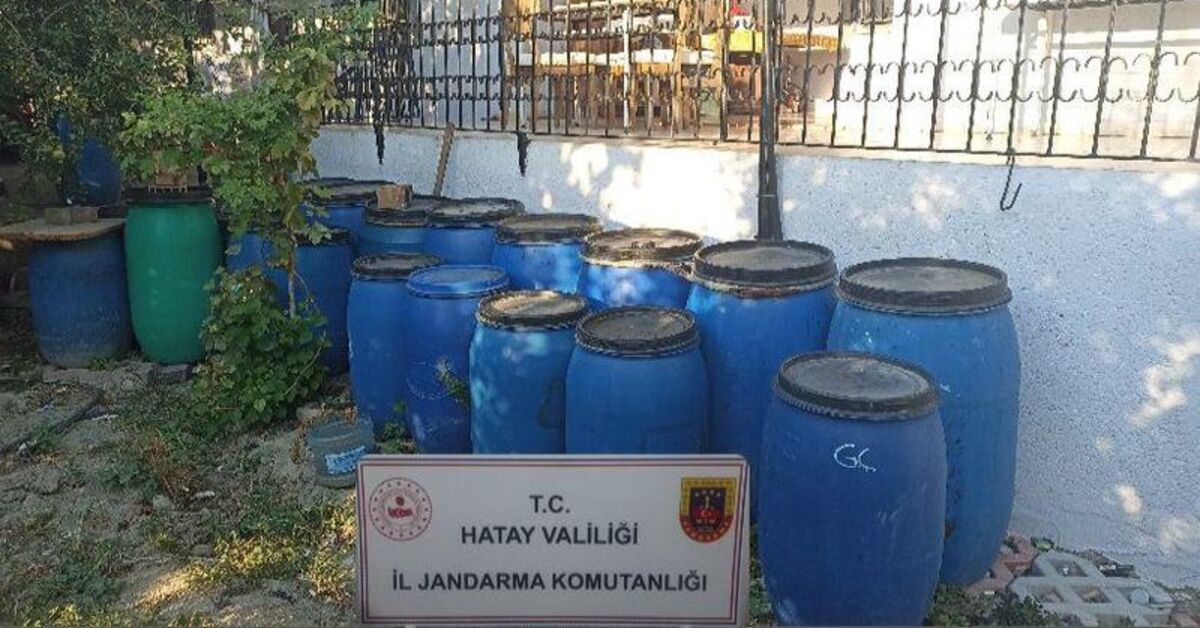 SON DAKİKA 5 bin litre sahte içki ele geçirildi Detaylar…