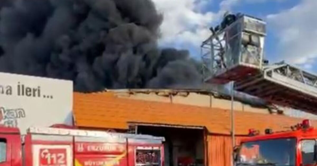 SON DAKİKA Erzurum’da boya üretim tesislerinde yangın – SON DAKİKA HABERLERİ Detaylar…
