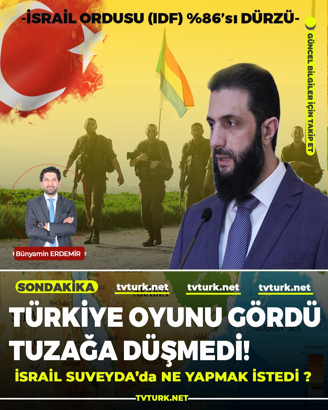 TÜRKİYE, İSRAİL’İN TUZAĞINA DÜŞMEDİ ”HER ŞEY ALT ÜST OLDU”