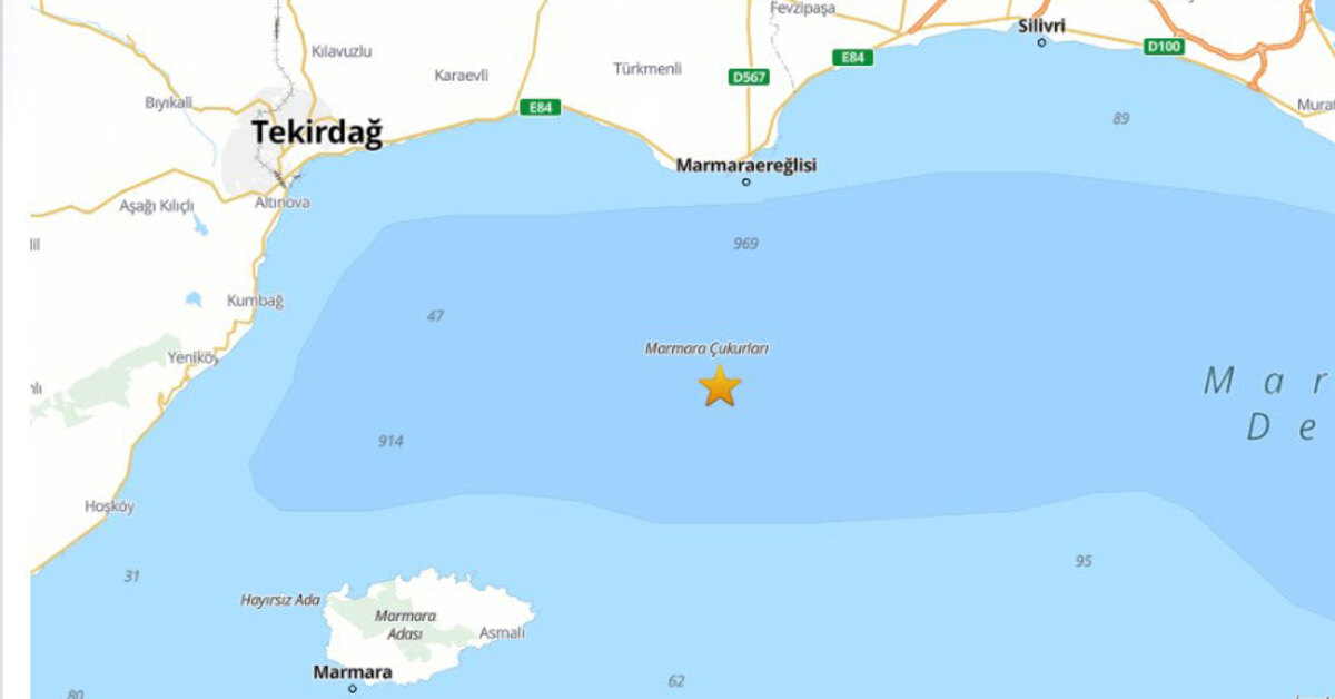 SON DAKİKA İstanbul’da, saat: 14.55’te hissedilen deprem oldu Detaylar…