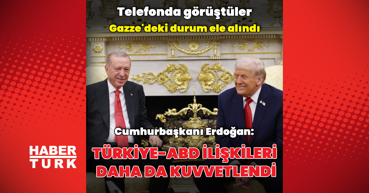 SON DAKİKA Cumhurbaşkanı Erdoğan, Trump’la görüştü | Dış Haberler Detaylar…