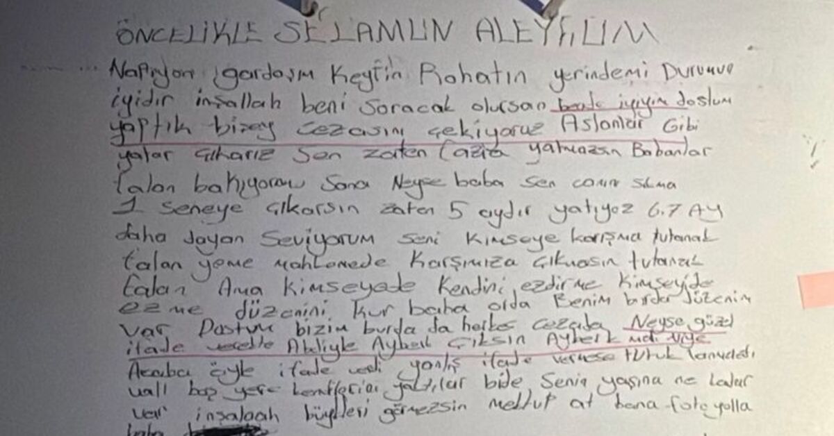 SON DAKİKA Minguzzi davasında mektup delili dosyada Detaylar…
