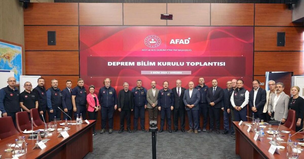 SON DAKİKA AFAD’dan Deprem Bilim Kurulu toplantısı Detaylar…